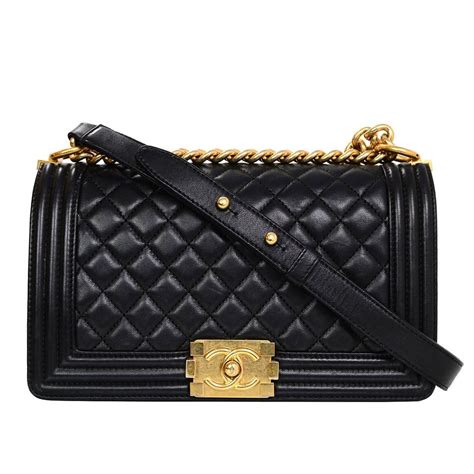 Chanel Boy Handbag Black .